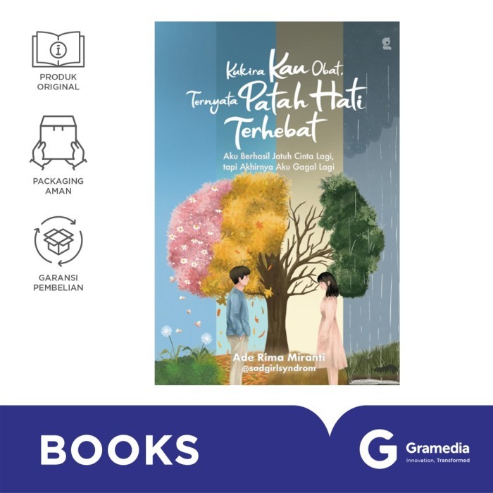 

Gramedia Buku Kukira Kau Obat Ternyata Patah Hati Terhebat (Ade Rima Miranti)