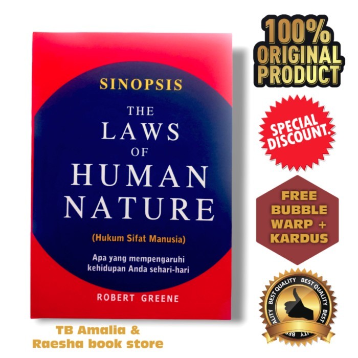

Buku The Laws Of Human Nature - Hukum Sifat Manusia - Robert Greene - Sinopsis