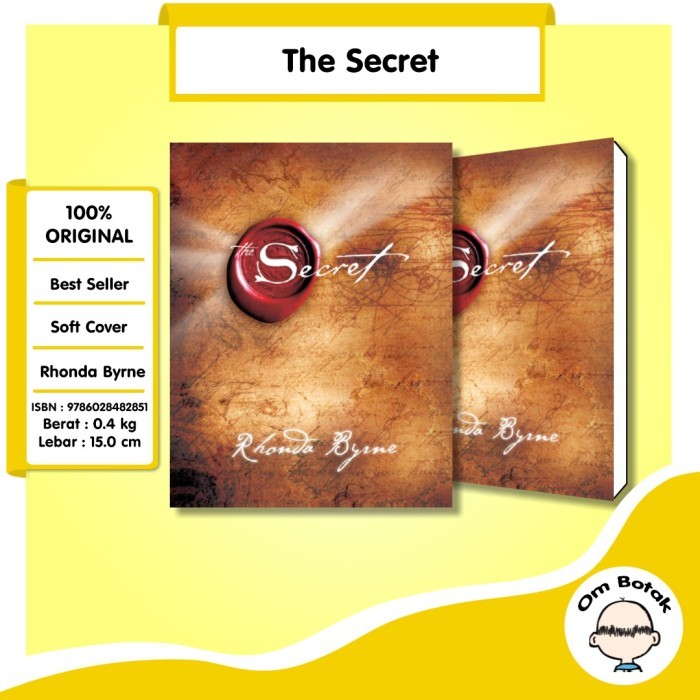 

Buku The Secret. Rhonda Byrne. Di Tangan Anda Tergenggam Rahasia Besar