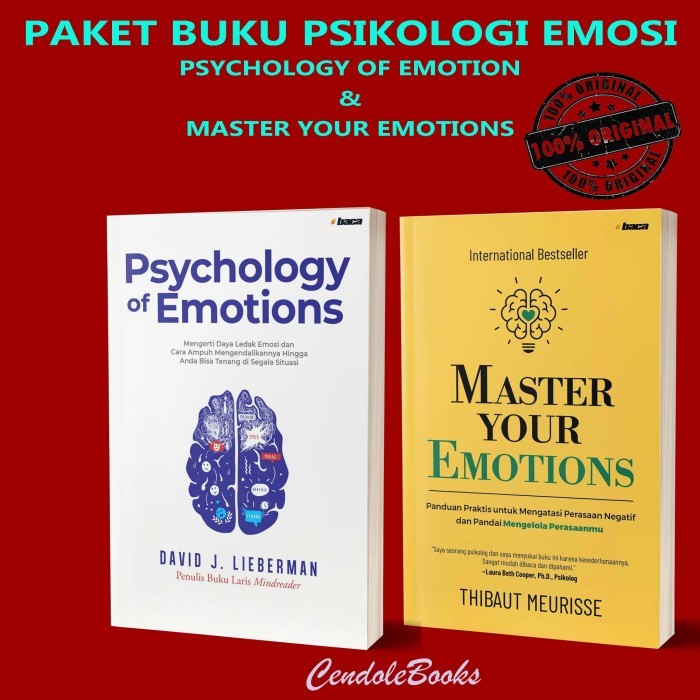

Buku Psikologi Emosi The Psychology of Emotion & Master Your Emotions