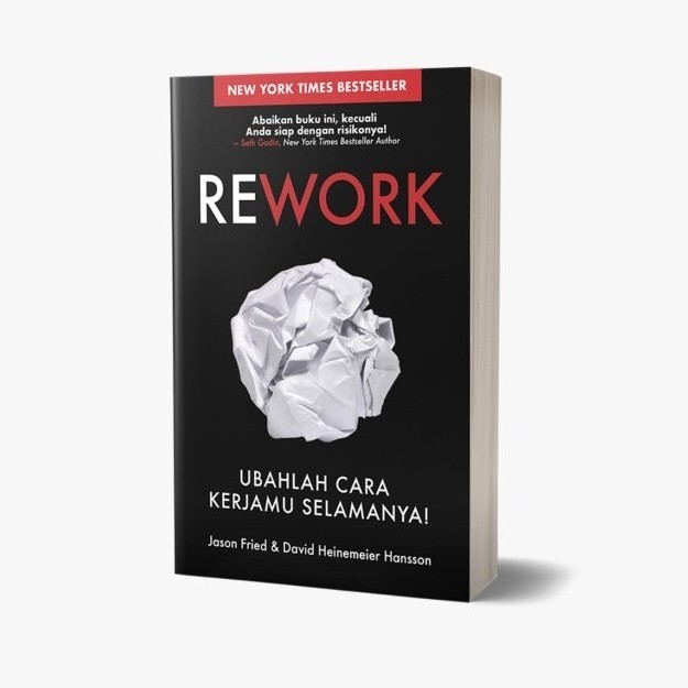 

Buku Rework Ubahlah Cara Kerjamu Selamanya Original Jason Fried ORI