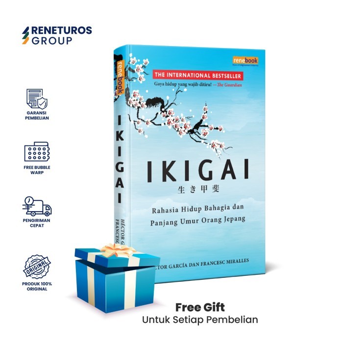 

IKIGAI Buku Self Improvment Rahasia Panjang Umur dan Bahagia