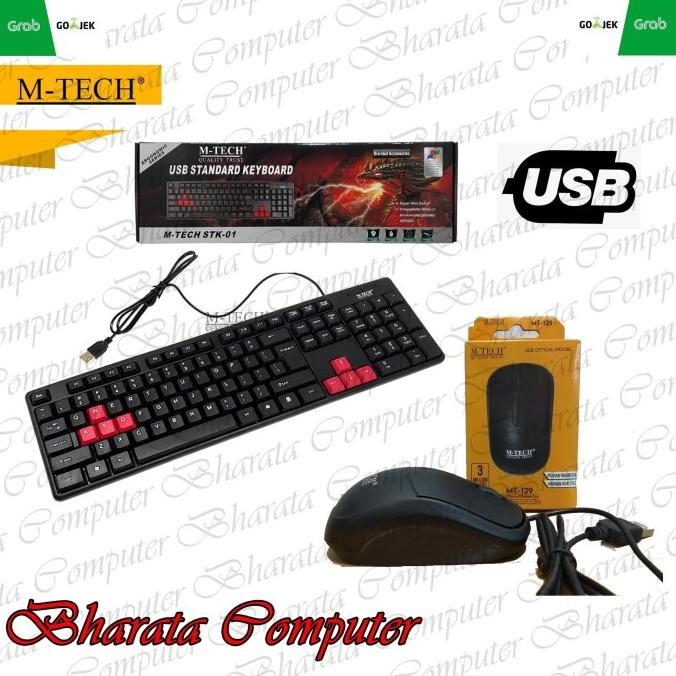 

Diskon! Paket M-TECH USB Keyboard STK -01 USB Mouse Bundle