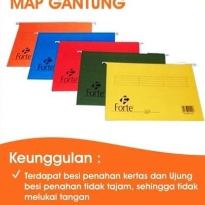 

Terlaris Map Gantung Forte / Hanging Map/ Hang Map Folio Forte (50 Pcs) Ready Stok
