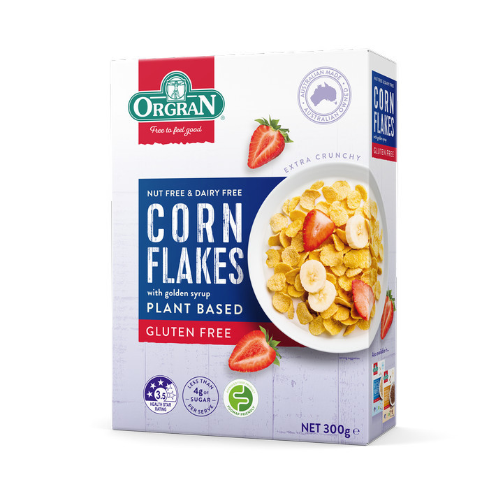 

Orgran Corn Flakes Gluten Free With Golden Syrup