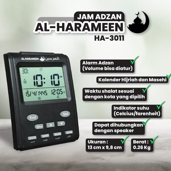Jam Adzan Al-Harameen Best Seller