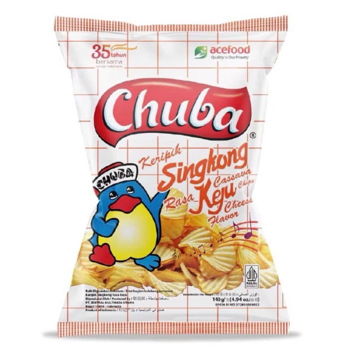 

CUCI GUDANG Chuba Keripik Singkong All Varian 140 Gram