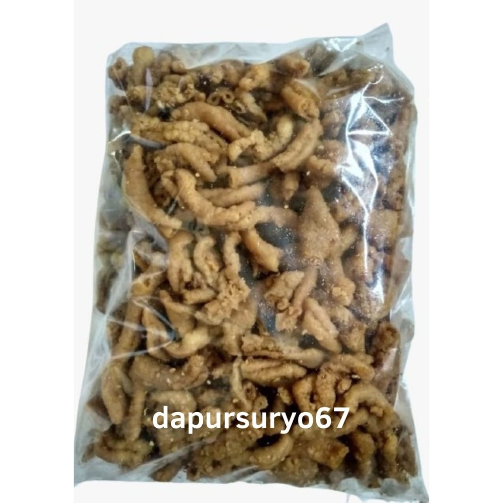 

TERMURAH KeRIPIK USUS ayam 1kg usus ayam crispy