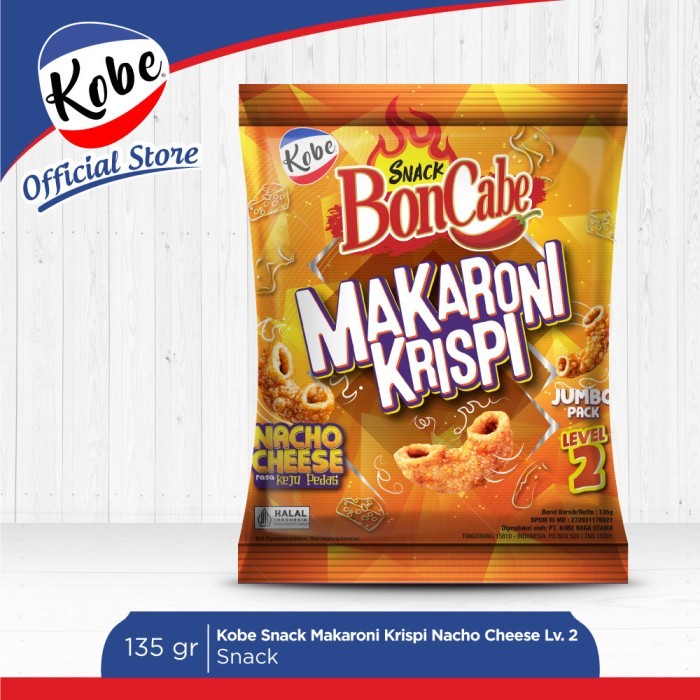 

MURAH Snack BonCabe Makaroni Krispi Rasa Keju Pedas Nacho Cheese Level 2