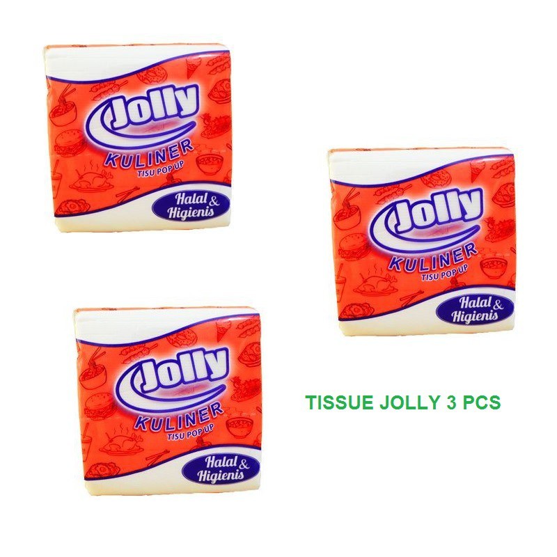 JOSS - Jolly Pop Up 200 Sheet - 3 PCS