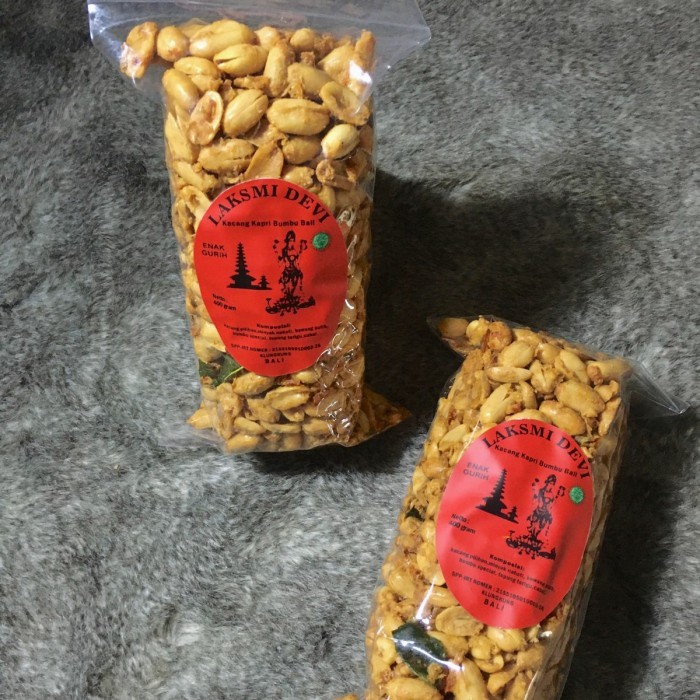 

TERUJI kacang kapri bumbu laksmi devi 400gr asli bali