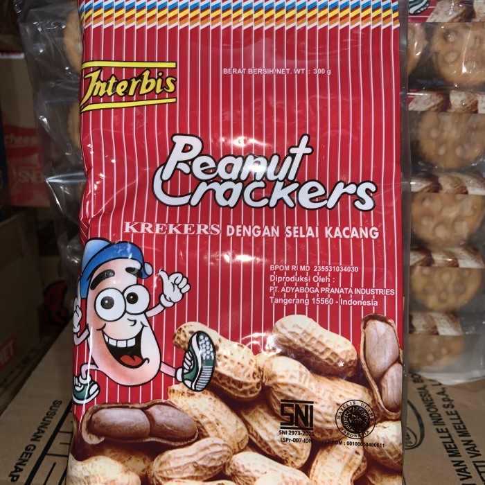 

TERUJI Interbis Peanut Crackers Biskuit Kacang