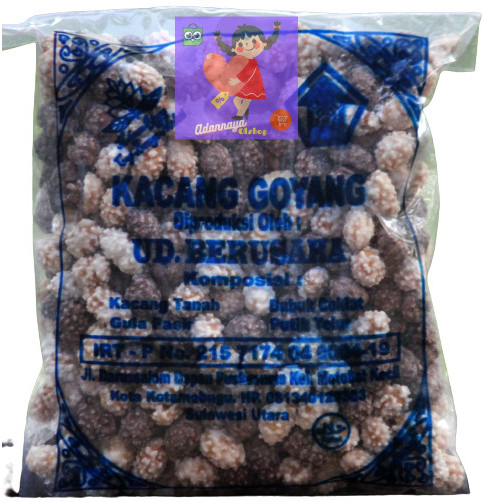 

TERBAIK Kacang Goyang Khas Kotamobagu/ Oleh oleh Manado Kacang Goyang 400 Gram