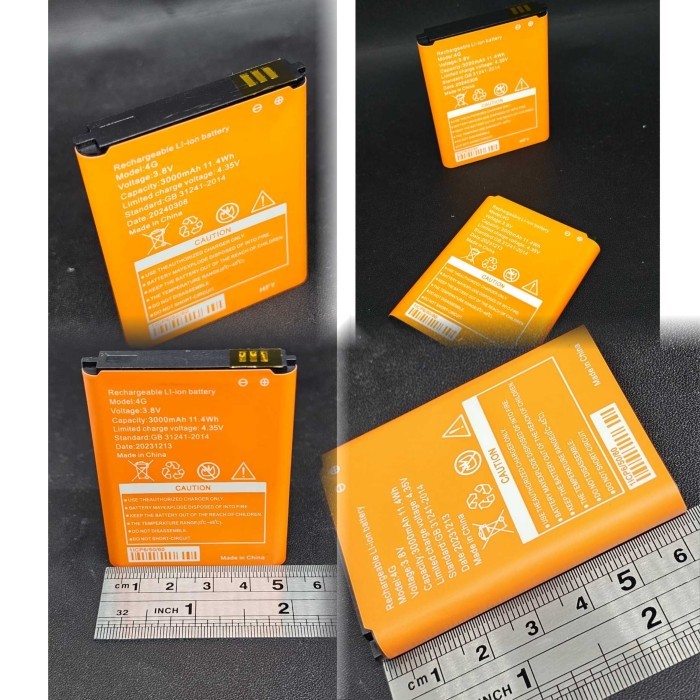Battery Baterai GB 31241-2014 3000mAh Untuk Modem 4G Lte Modem Telkomsel E5785 Pro 8916 dll