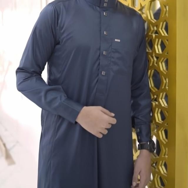 Jubah Al haramain wol premium terbaru/gamis  wol pria dewasa/wol 07 LAT