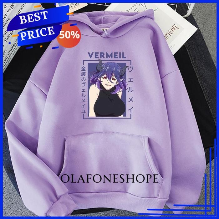 VERMEIL IN GOLD JAPANESE ANIME HOODIE WAIFU SENPAI HENTAI PULLOVERS LONG SLEEVE HOODIE BY OLAFONESHO