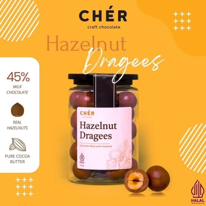 

Siap Kirim Cher Chocolate Dragees Hazelnut 140g
