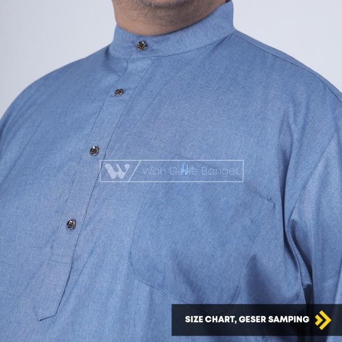 WGB Koko Gamis Kurta Pria Big Size Ukuran Jumbo XXL XXXL LAT
