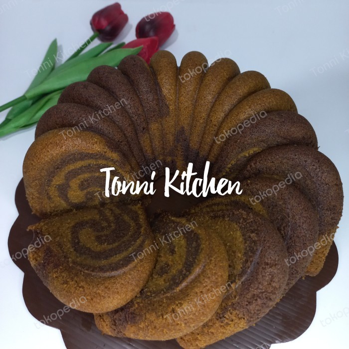 

Bolu Moka Coklat Panggang - Bolu Marmer - Butter Marble Cake Terbaru 100 % Original