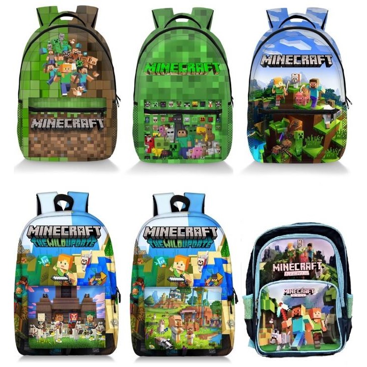 

BLUE- TAS RANSEL SEKOLAH ANAK SD IMPORT MINECRAFT (BLUE)