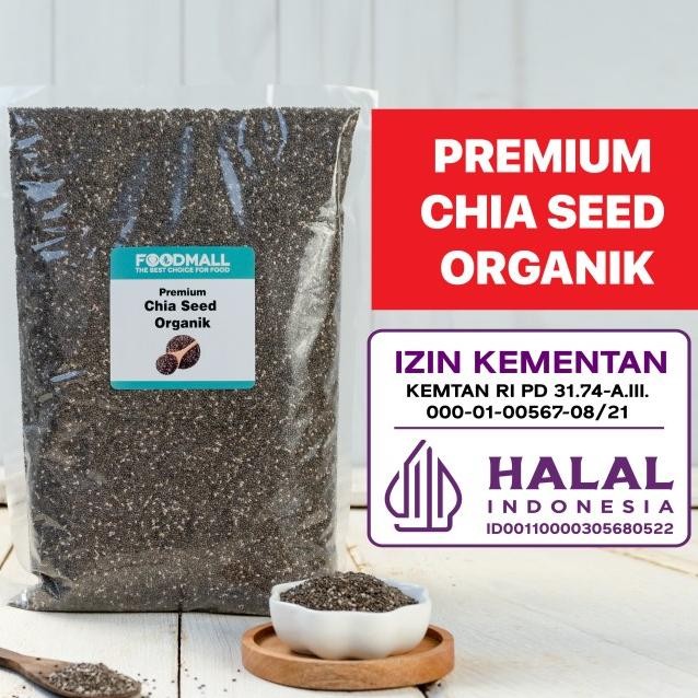 

Chia Seed 1 Kg Halal Usda Organik Meksiko