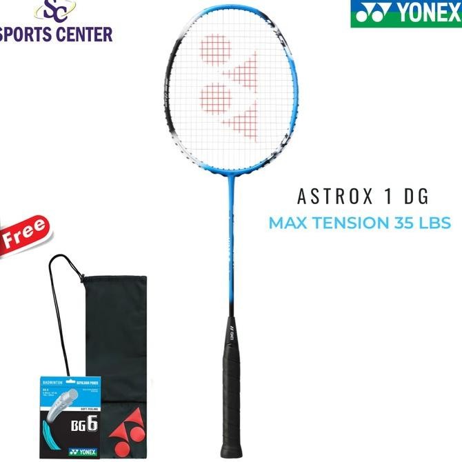 

BLUE- HOT PROMO RAKET BADMINTON YONEX ASTROX 1 DG BLUE BLACK