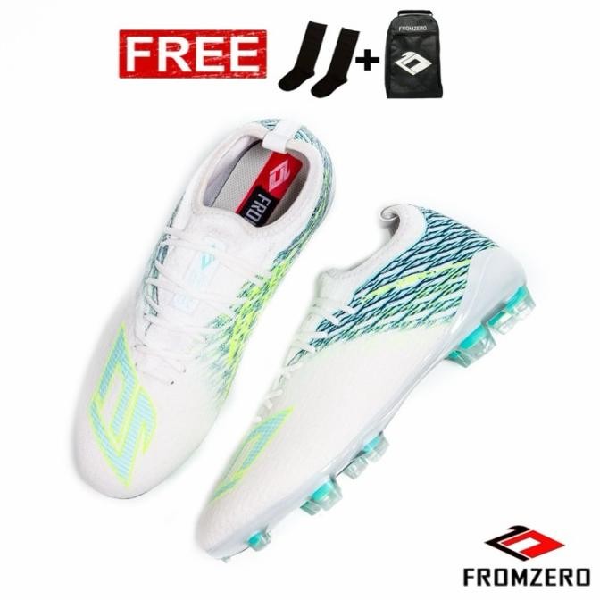 

BLUE- FROMZERO - SEPATU SEPAK BOLA FROMZERO STARKIA DAKKAR FG IN WHITE BLUE