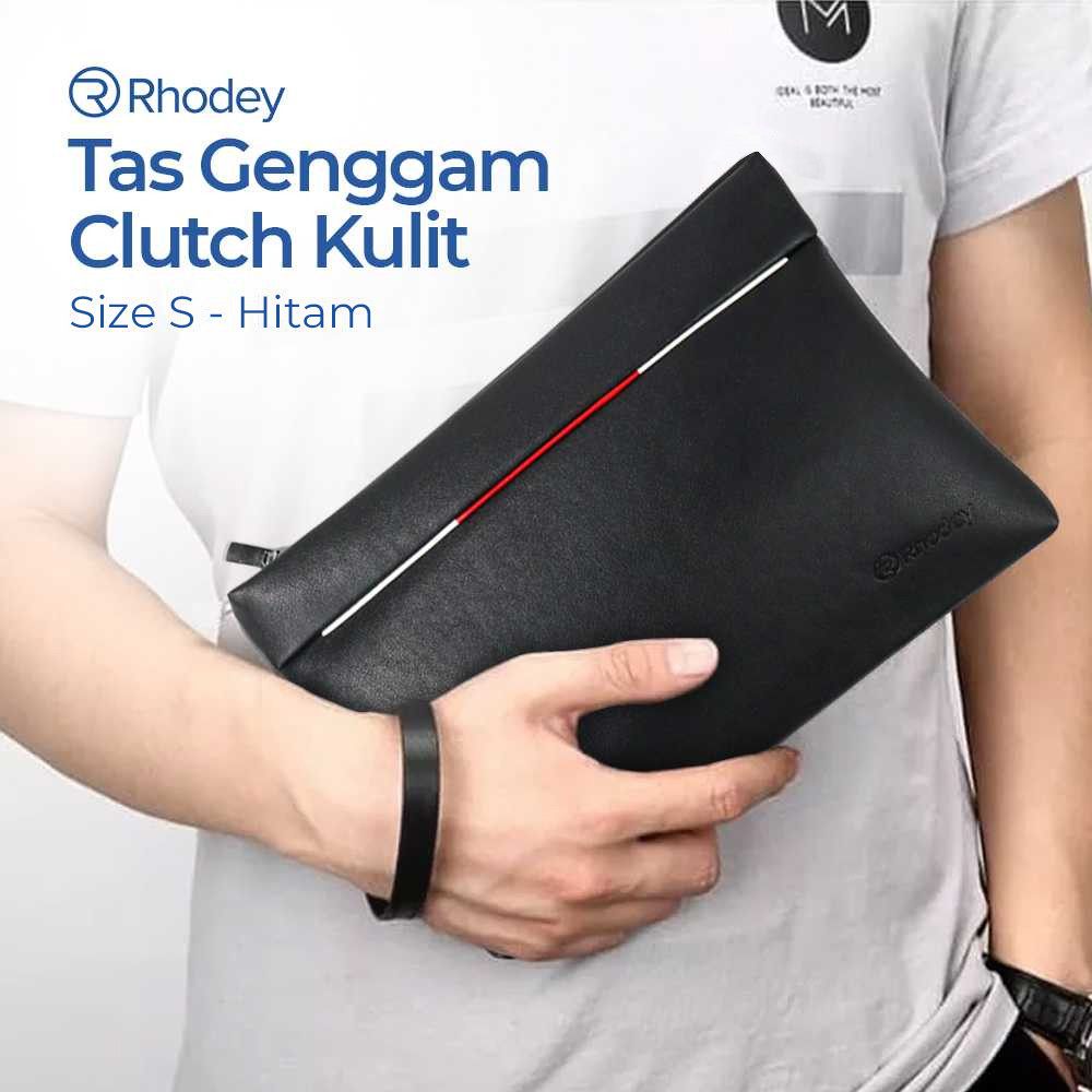 

- Rhodey Tas Genggam Dompet Kulit Clutch Bag Size Small - HB-005 -