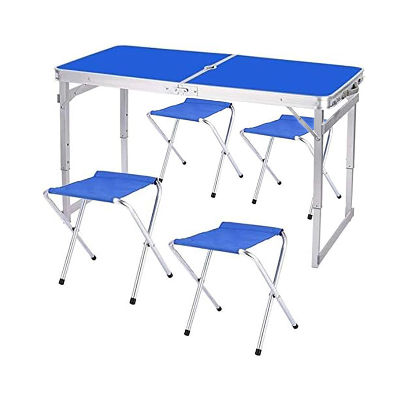 

- GEOMETRICS DREAM Meja Kursi Piknik Foldable Aluminium - ALL-37 -