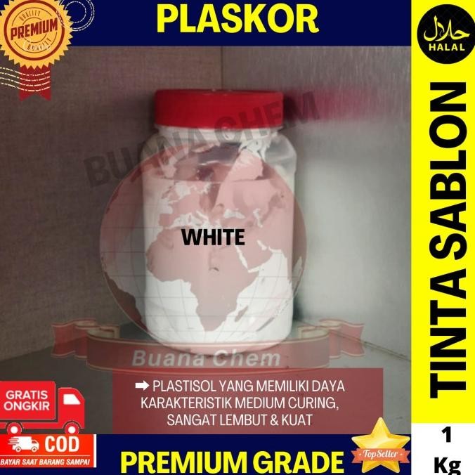 

Plaskor 1 Kg Plastisol Tinta Sablon Pasta Sablon Cat Sablon Murah!