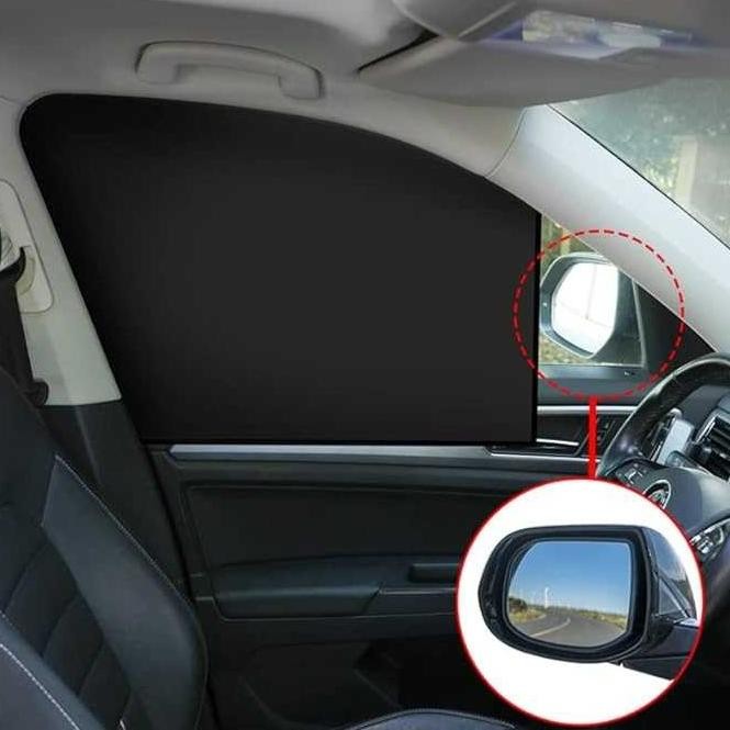 Pelindung Panas Matahari Kaca Mobil Magnetic Penutup Kaca Samping Baru