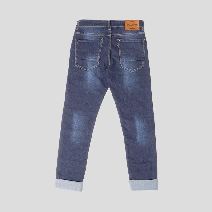 

BLUE- CELANA JEANS PANJANG PRIA JEANS PRIA SLIM FIT BLUE WASH DENIM STRETCH PRODIGO GUMANTAR