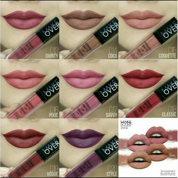 MAKEOVER INTENSE MATTE LIP CREAM MAKEOVER LIP CREAM MAKE OVER LIPCREAM