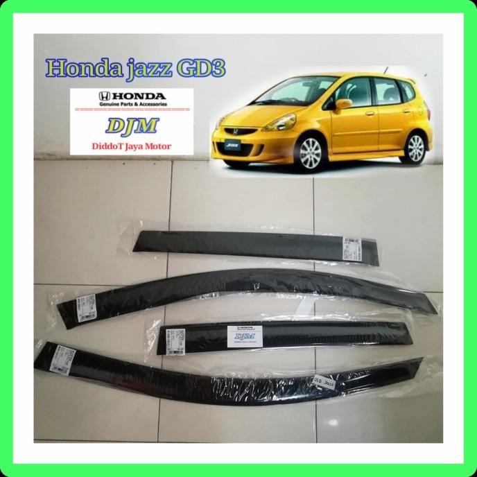 Talang Air Door Visor Model Slim Honda Jazz Gd3 Idsi Vtec Terbaik
