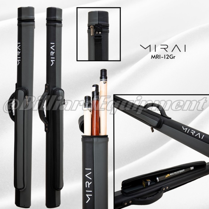 Mirai 1X2 - Grey Tas Billiard Cue Case Billiard