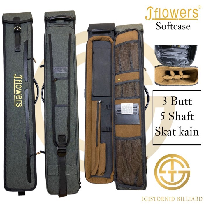 Jflowers Cue Softcase - Grey (3X5)