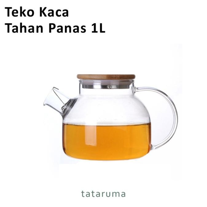 

pika - teko kaca pitcher tahan panas kapasitas 1l termurah