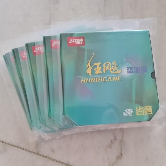 

BLUE- DHS HURRICANE 3 NEO PROVINCIAL BLUE SPONGE 41 DEGREE HARDNESS