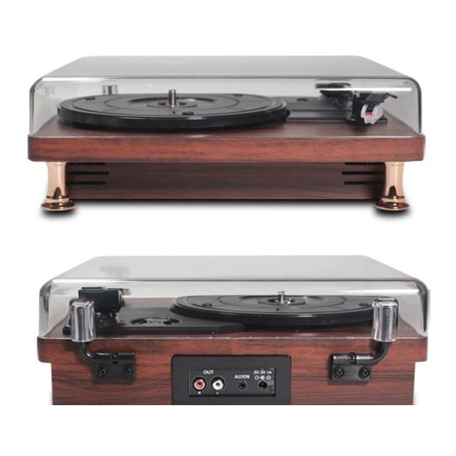 Turntable Gramaphone Pemutar Piringan Hitam Vinyl Player Retro