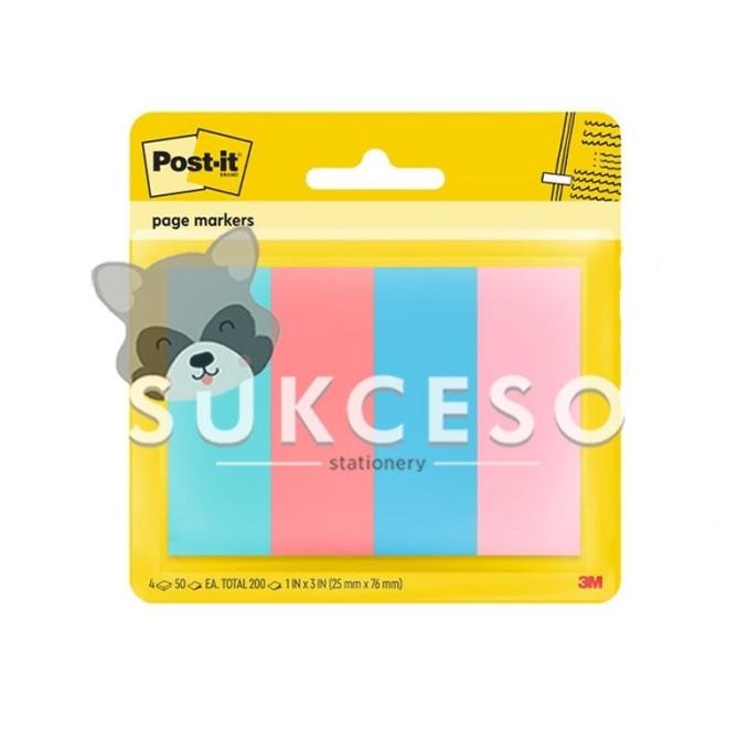 

Sale 3M Post It 671-4Asst / Memo Tempel Penanda Floral Fantasy Page Marker