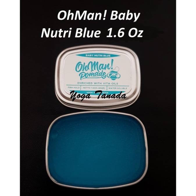 

BLUE- POMADE OH MAN BABY NUTRI BLUE FIRM HOLD WATERBASED 45 GRAM (FREE SISIR