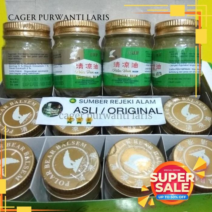 POLAR BEAR ESSENTIAL BALM / BALSEM POLAR BEAR / BALSEM CAP BERUANG GRATIS ONGKIR