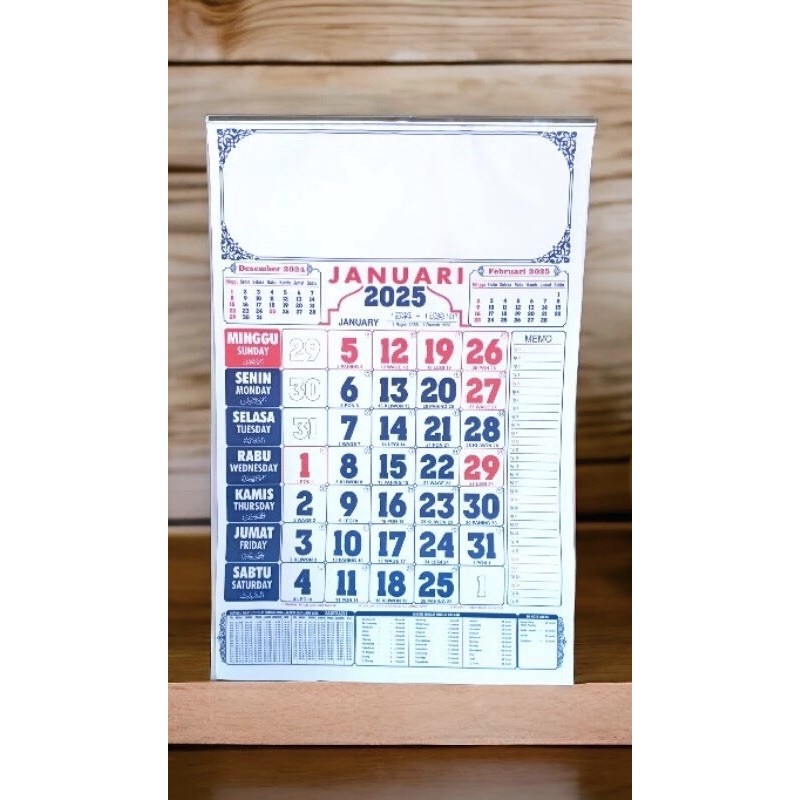 

TERMURAH Kalender Dinding 2025 TERALARIS