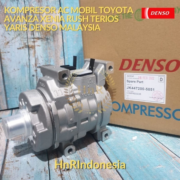 KOMPRESOR AC MOBIL COMPRESOR AC AVANZA XENIA 1300 CC RUSH TERIOS YARIS