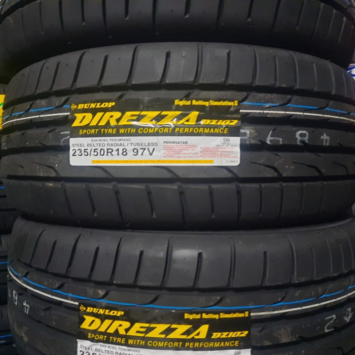 BAN LUAR MOBIL DUNLOP 235/50 R18 97V DIREZZA DZ102 66751INS