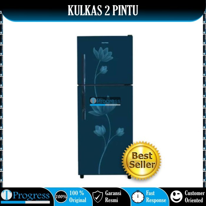 KULKAS 2 PINTU POLYTRON PRB-219 210L