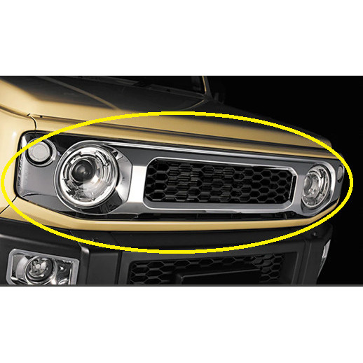 GRILL DEPAN JIMNY JB74 GRILL JIMNY JB74 POLOS CHROME BUMPER JIMNY