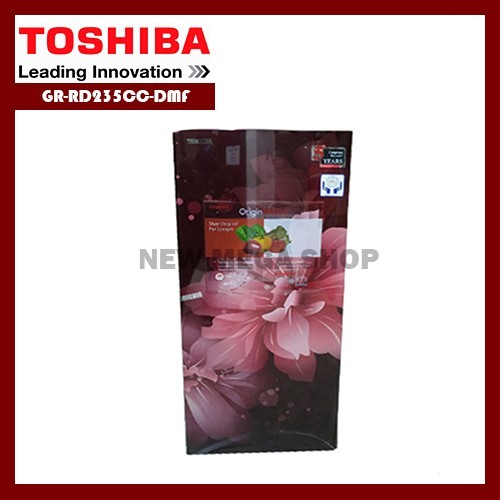 TOSHIBA GR-RD235CC-DMF NEW KULKAS 1 PINTU MOTIF BUNGA - MERAH