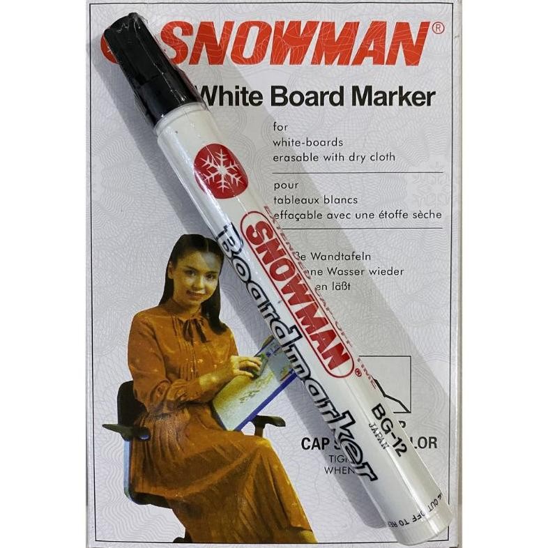 

Viral Spidol Snowman Whiteboard / White Board Marker Abg-12 / Abg12