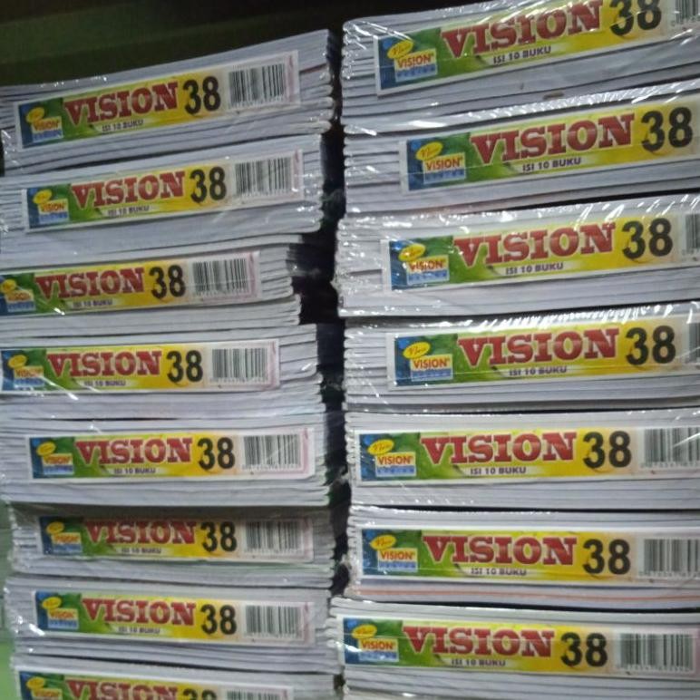 

Promo Buku Tulis Vision 38 Lembar (Isi 10 Buku)